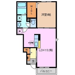 阿倉川駅 徒歩20分 1階の物件間取画像